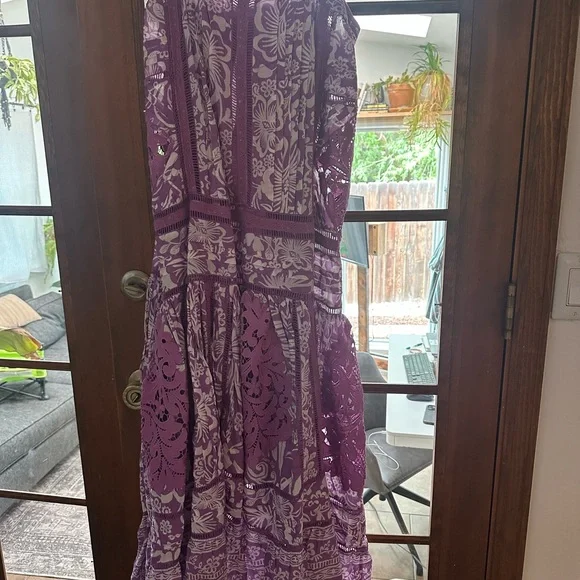FARM Rio | Dresses | Farm Rio Sweet Garden Lilac Dress | Poshmark